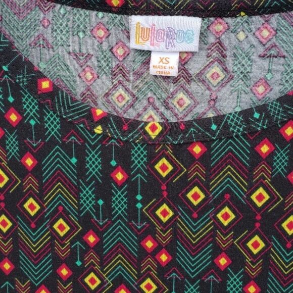 Lularoe Julia Multicolored dress Size XS - NWT - Picture 2 of 7